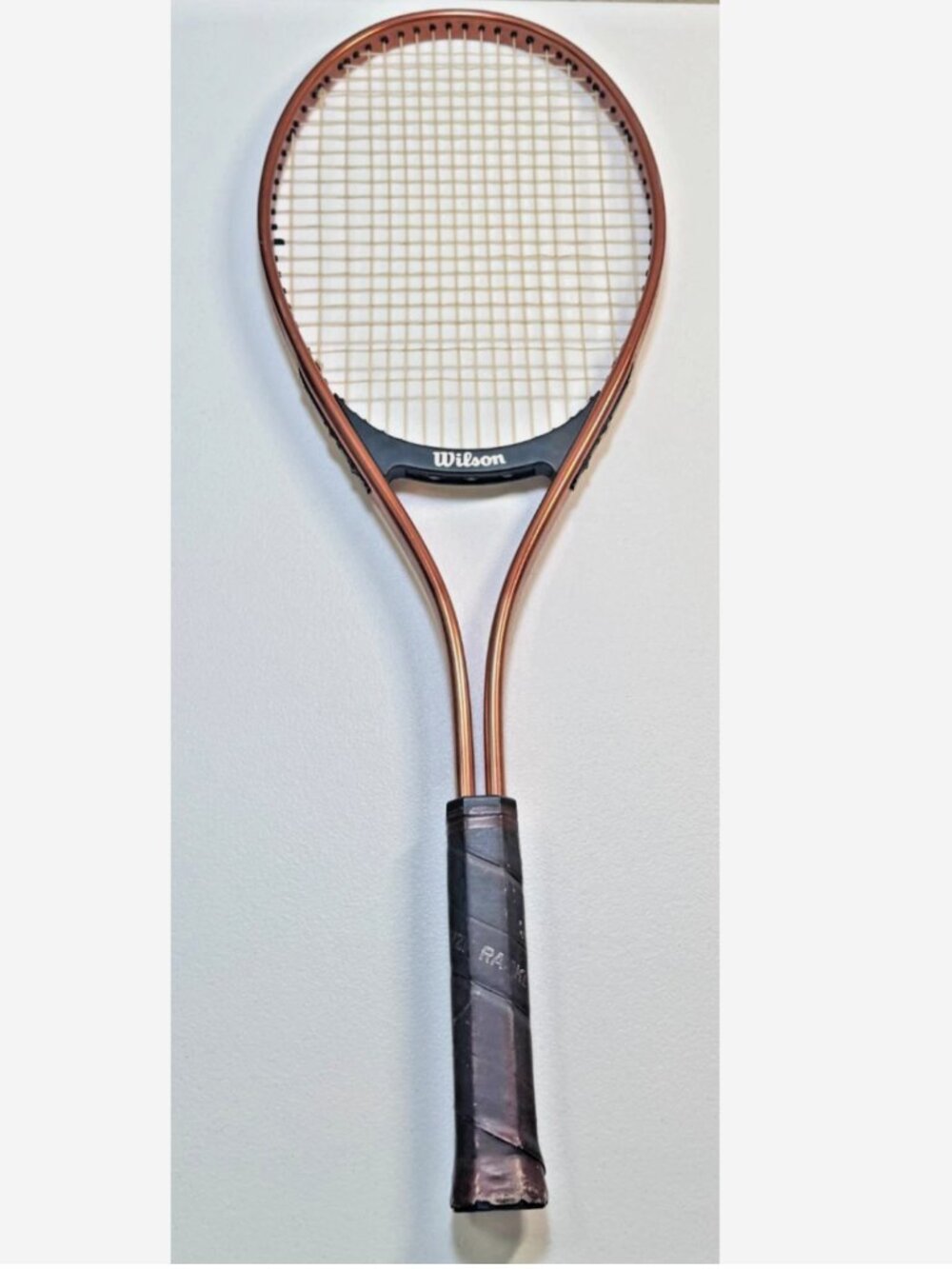 VINTAGE WILSON "ACE" ALUMINUM TENNIS RACQUET ANTIQUE / DISPLAY